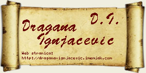 Dragana Ignjačević vizit kartica